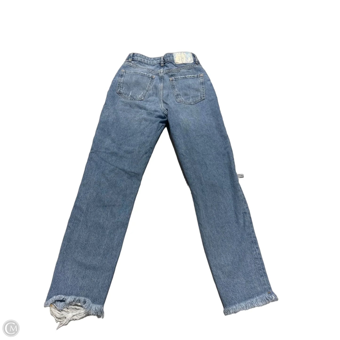 Jeans Straight By Zara In Blue, Size: 4