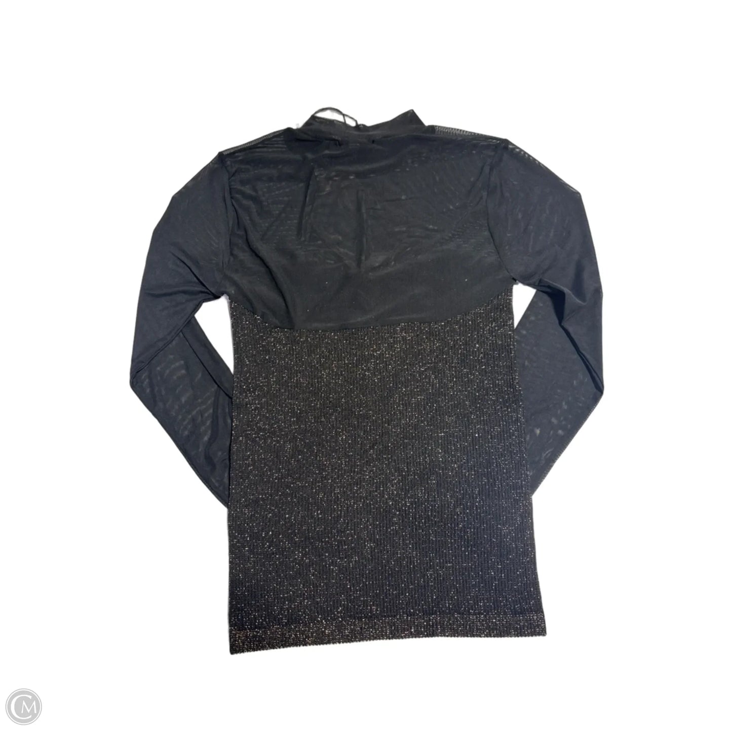 Top Long Sleeve By A Loves A In Black, Size: M
