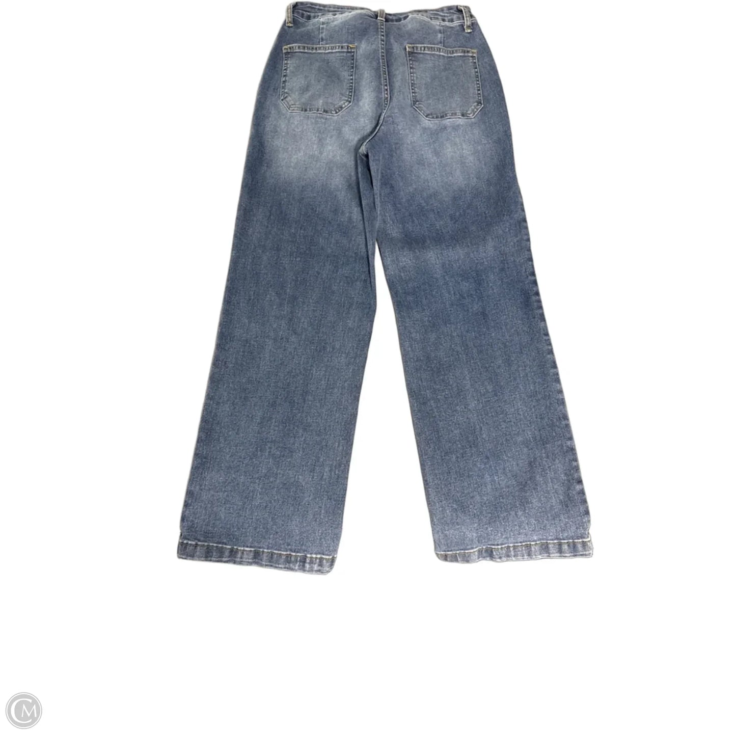 Jeans Wide Leg By Cmc In Blue, Size: 8