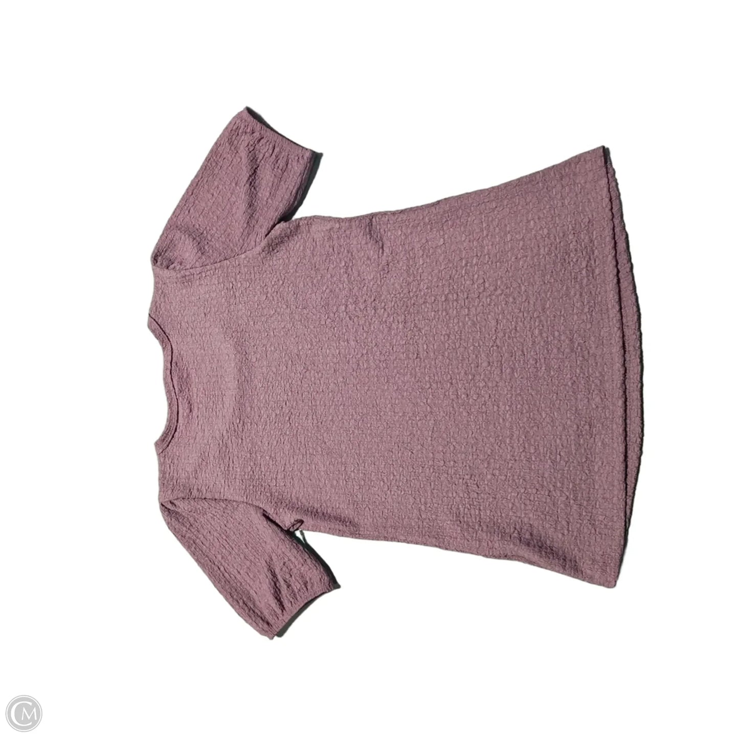 Top Short Sleeve By Maurices In Purple, Size: S