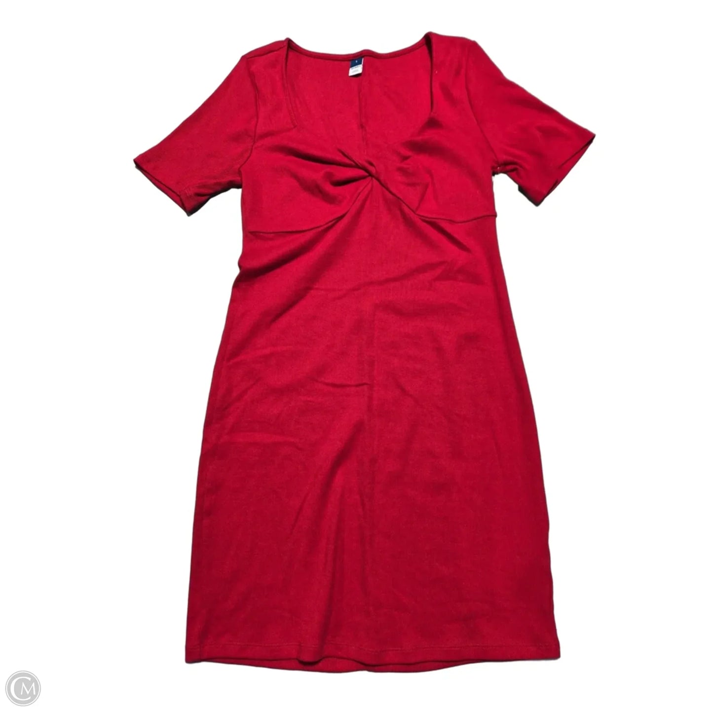 Dress Casual Midi By Old Navy In Red, Size: L