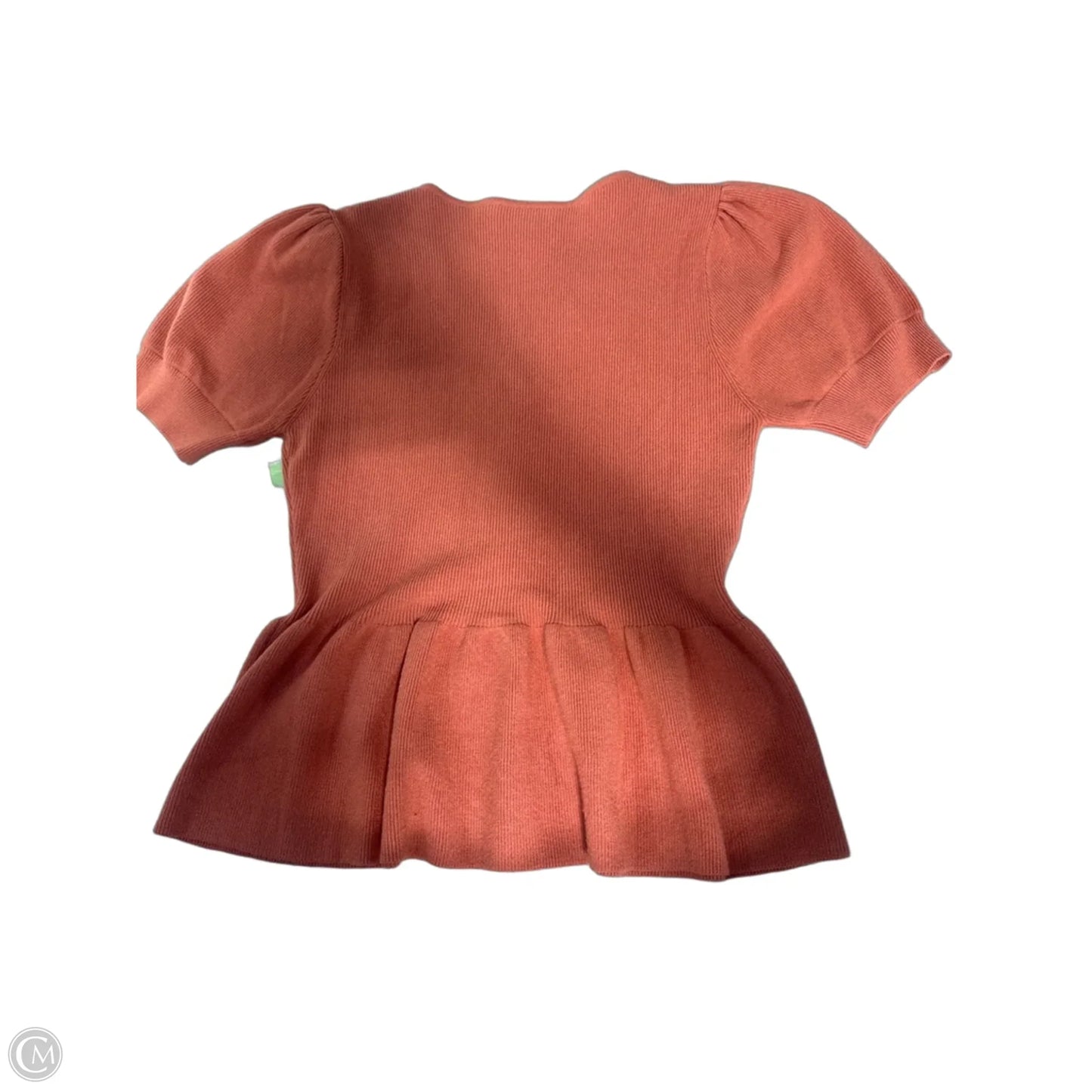Top Short Sleeve By Cmc In Orange, Size: S