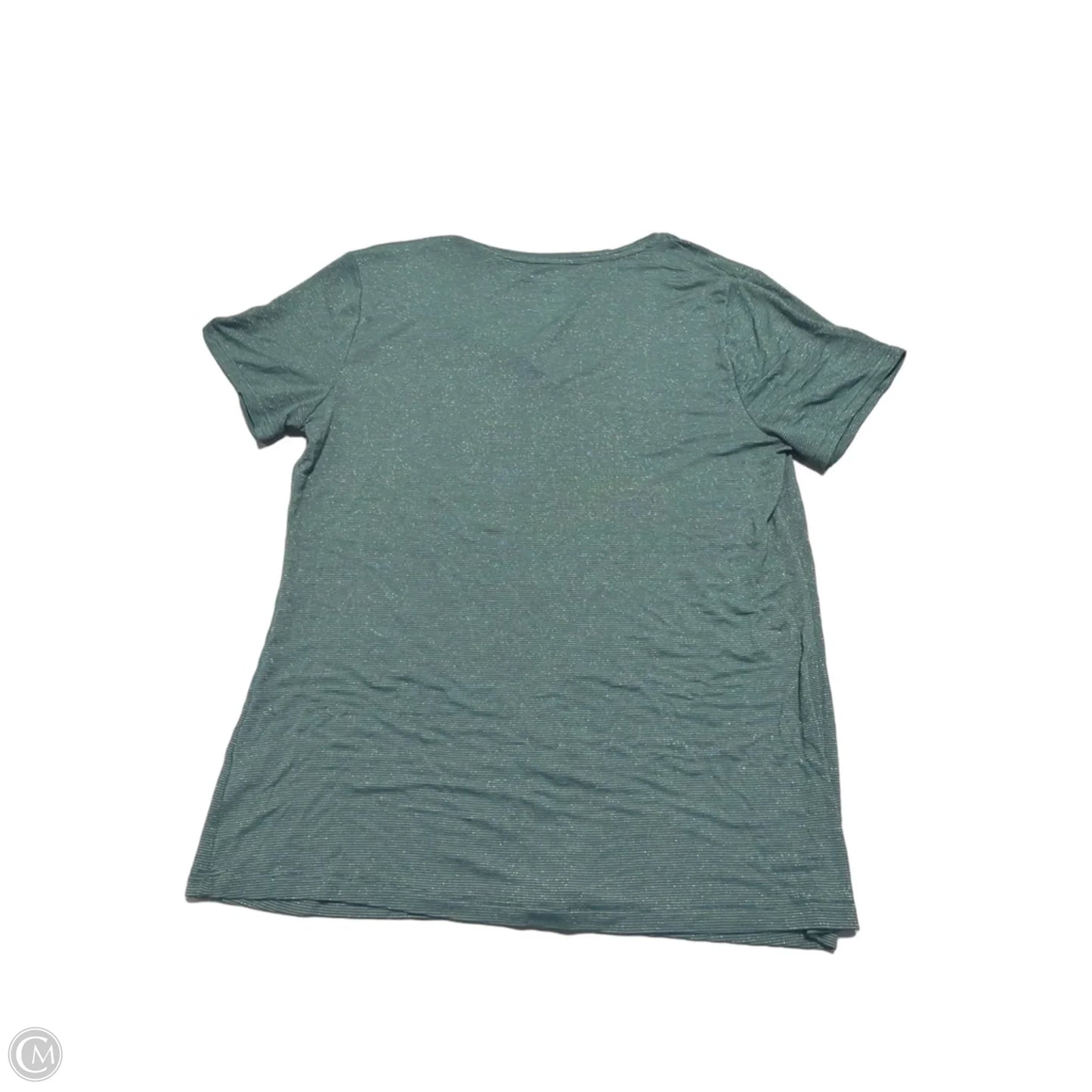 Top Short Sleeve By Nine West In Green, Size: L