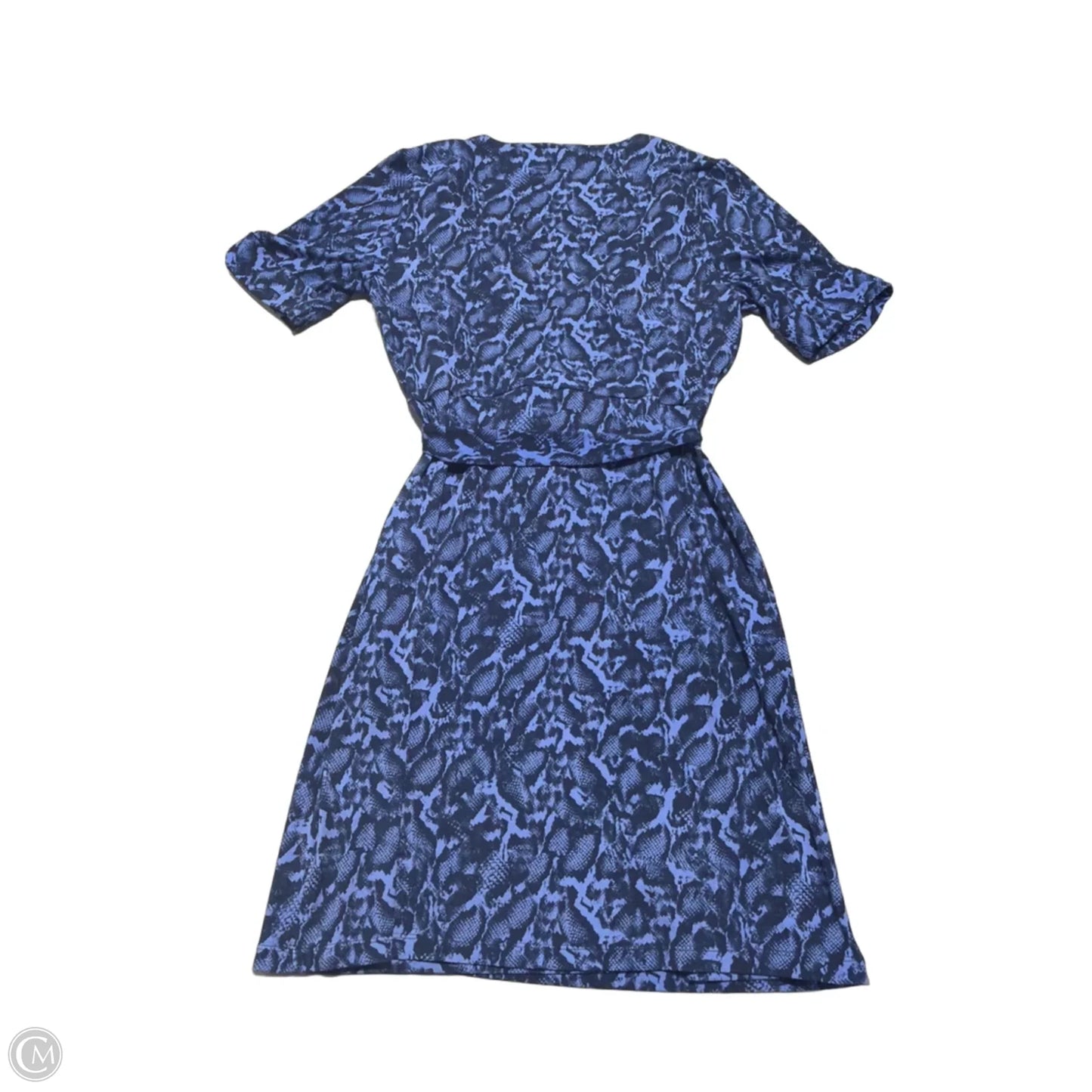 Dress Casual Midi By Apt 9 In Blue, Size: L