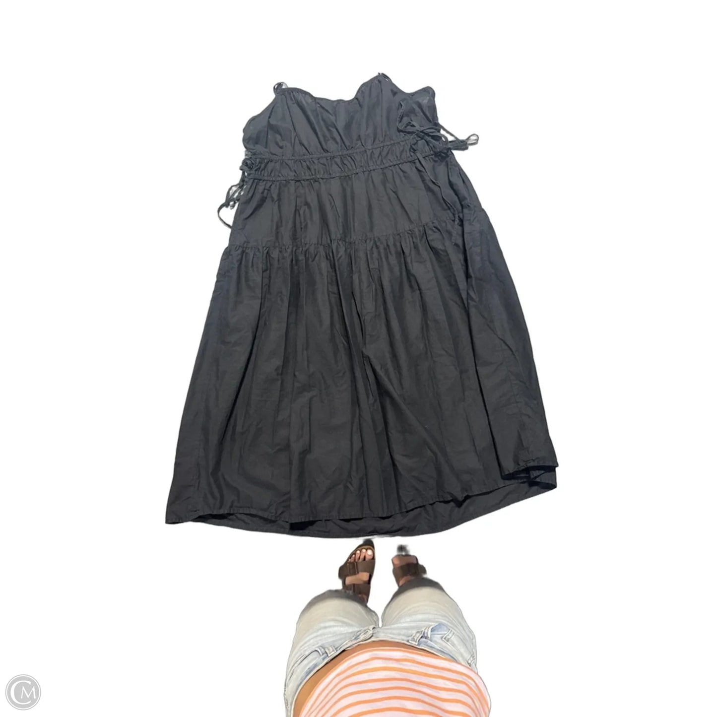 Dress Casual Midi By Universal Thread In Black, Size: Xl