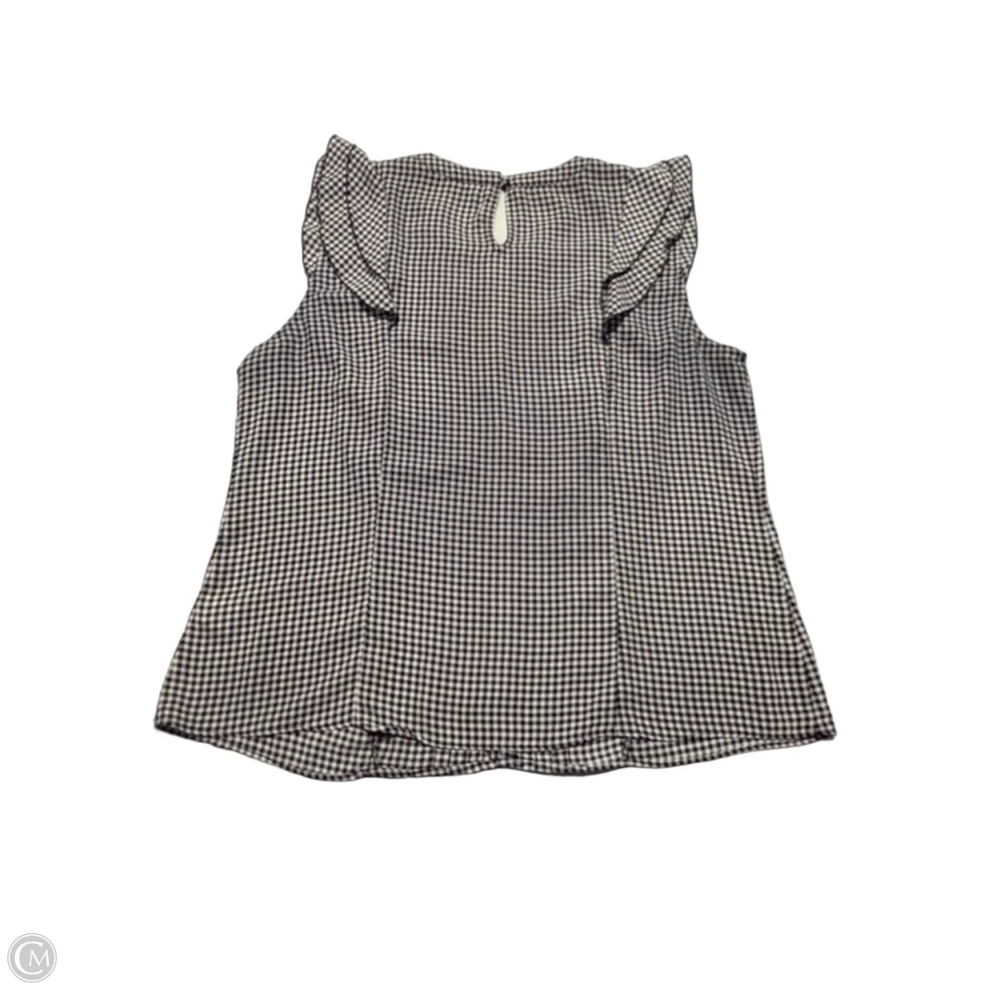 Tank Top By Elle In Checkered Pattern, Size: L