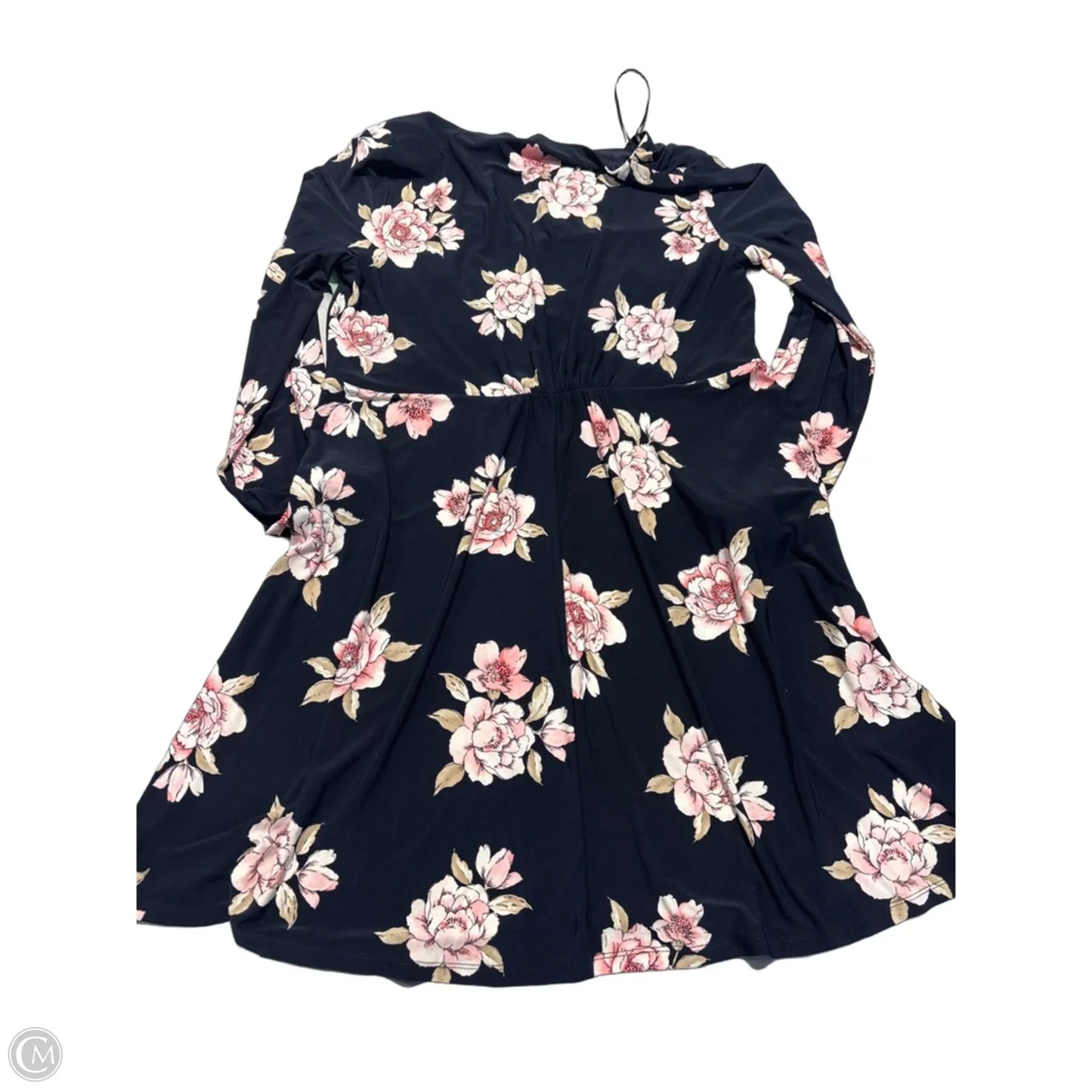 Dress Casual Midi By Cmc In Floral Print, Size: 12