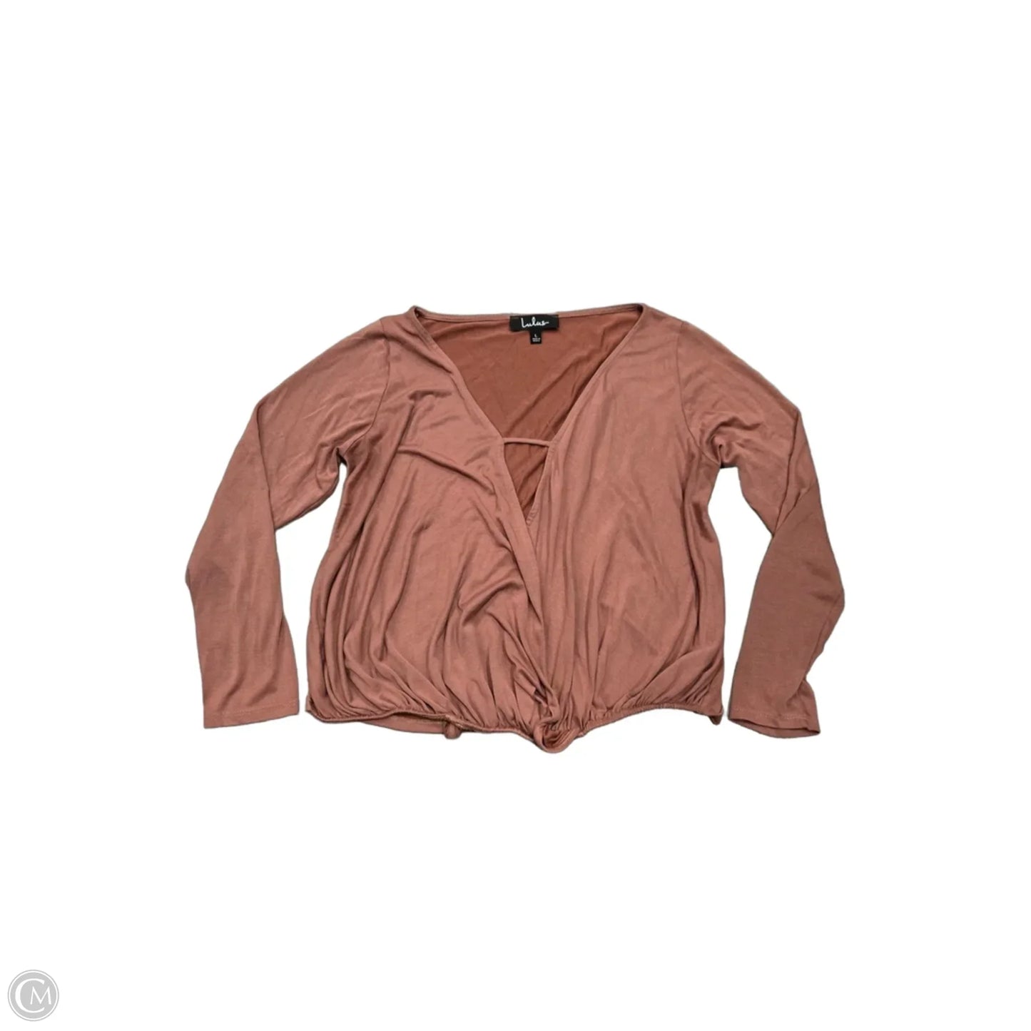 Top Long Sleeve By Lulus In Brown, Size: L
