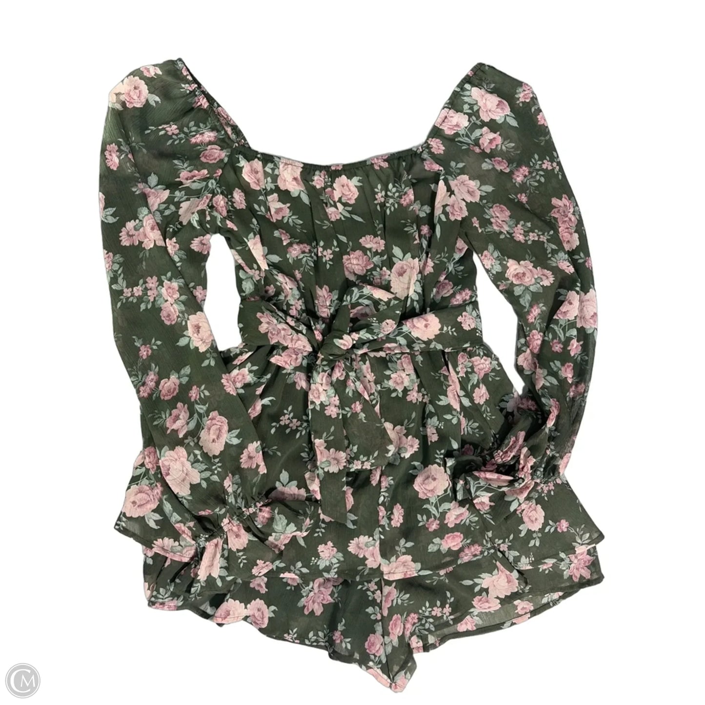 Dress Casual Short By Trixxi In Floral Print, Size: Xl