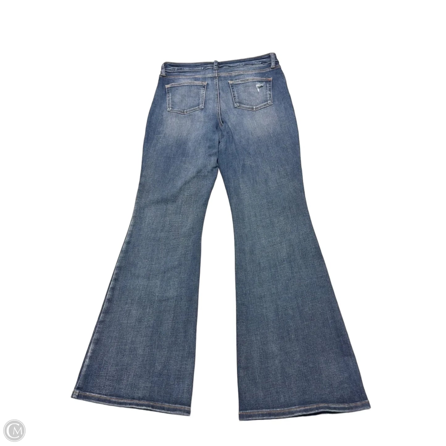 Jeans Flared By Edgely In Blue, Size: 14