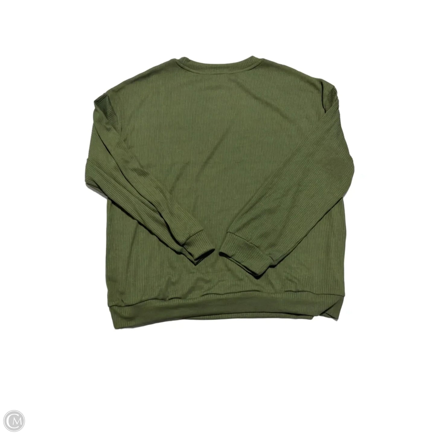 Top 2pc Long Sleeve By Cmc In Green, Size: L