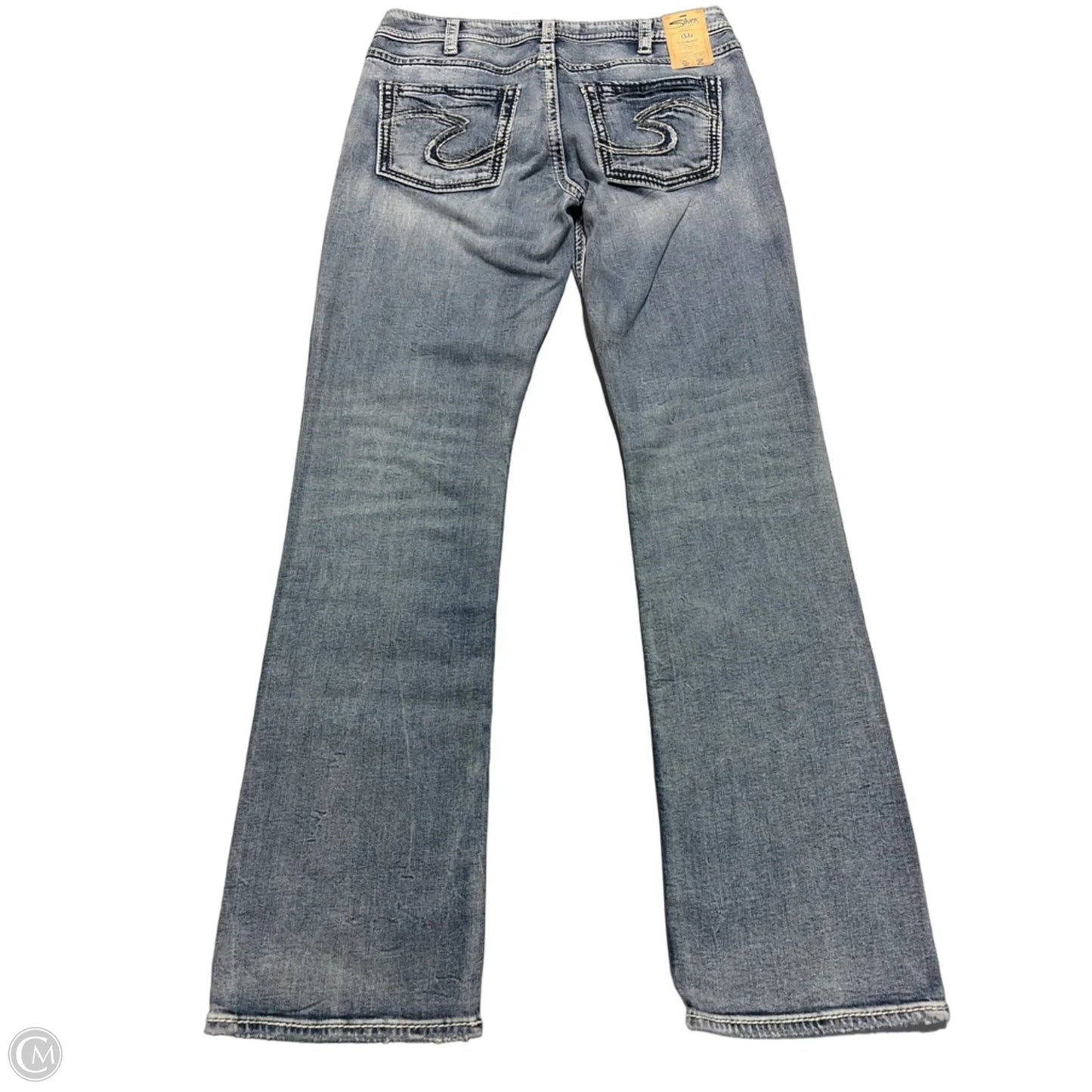 Jeans Straight By Silver In Blue, Size: 16