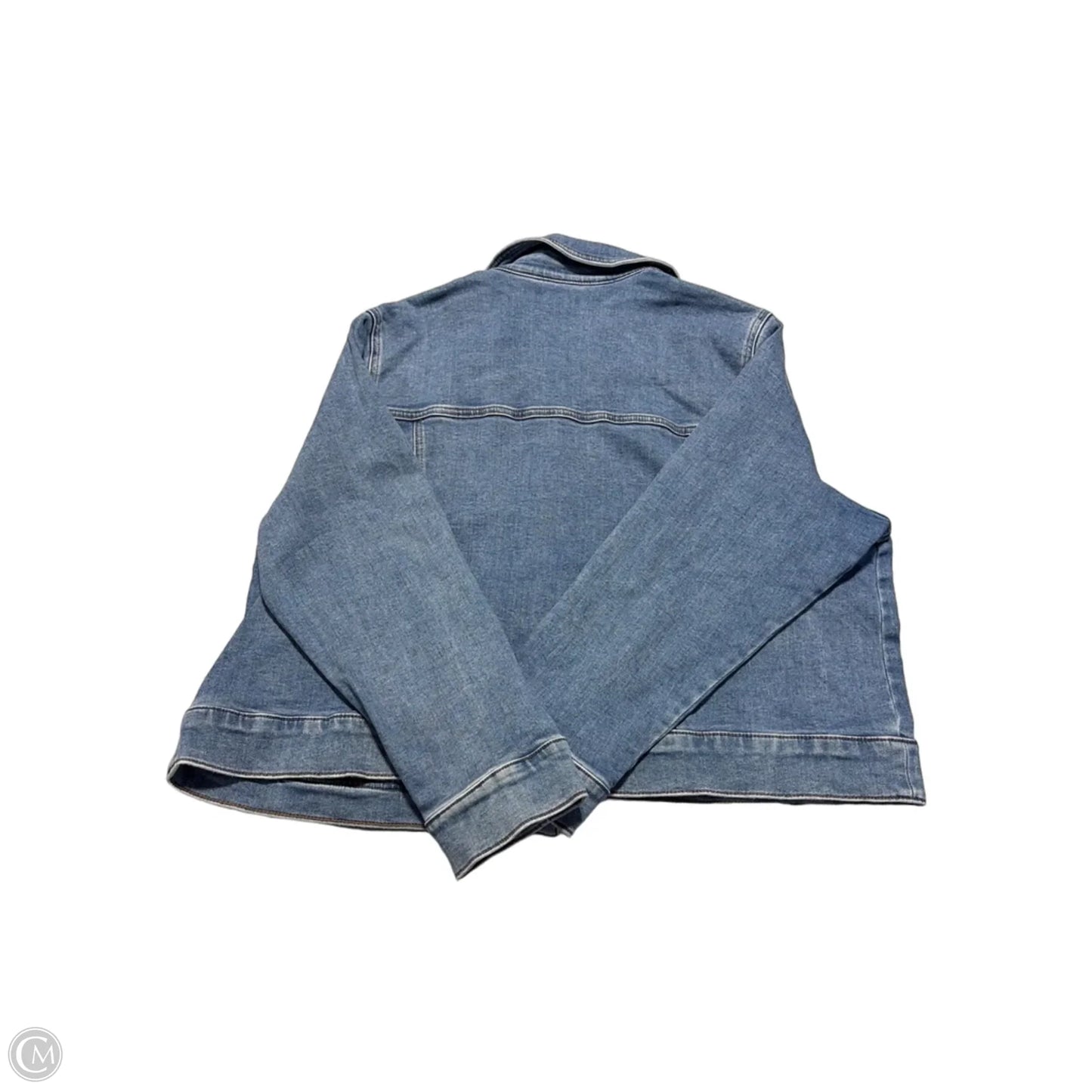 Jacket Denim By Lc Lauren Conrad In Blue, Size: 2x