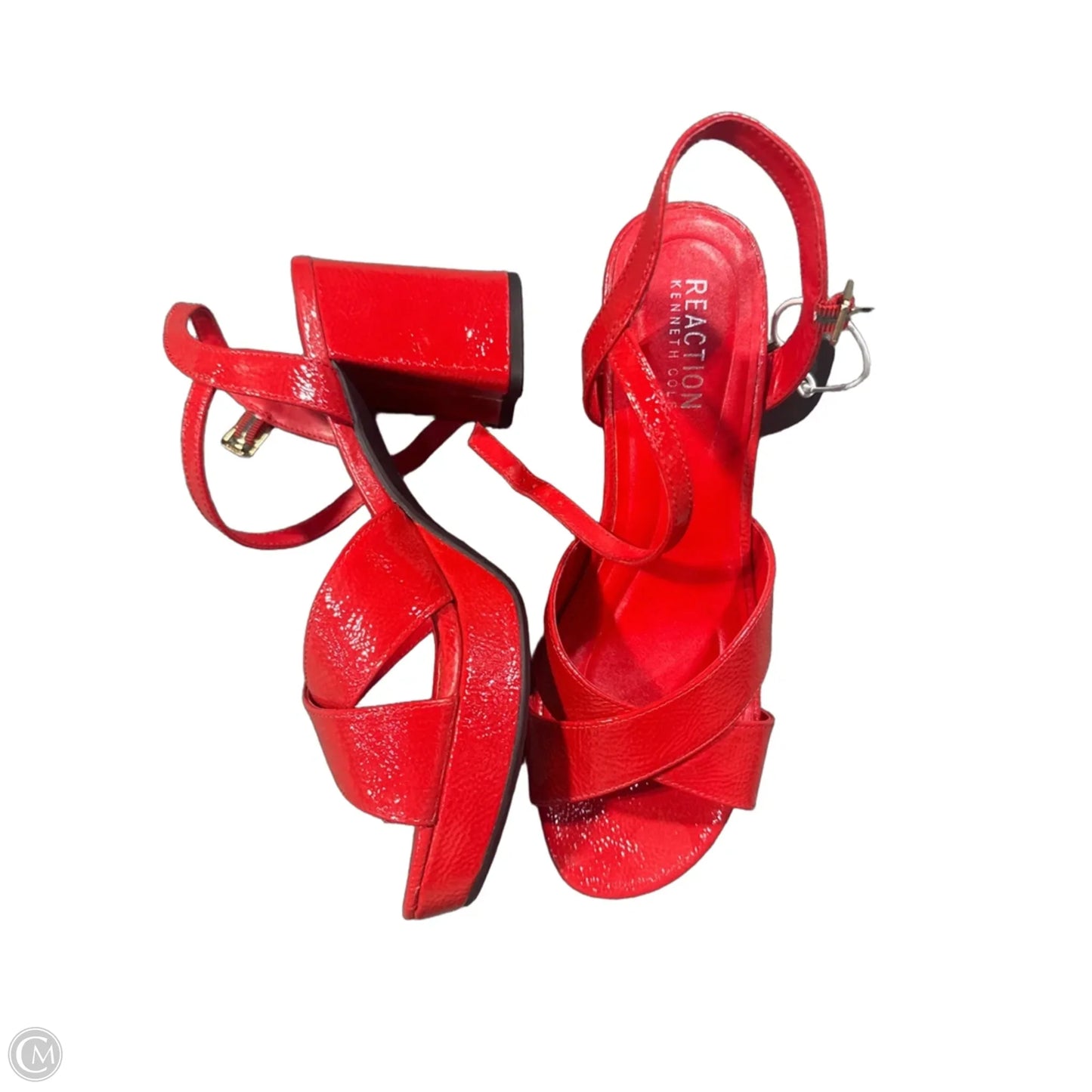 Shoes Heels Block By Kenneth Cole Reaction In Red, Size: 9