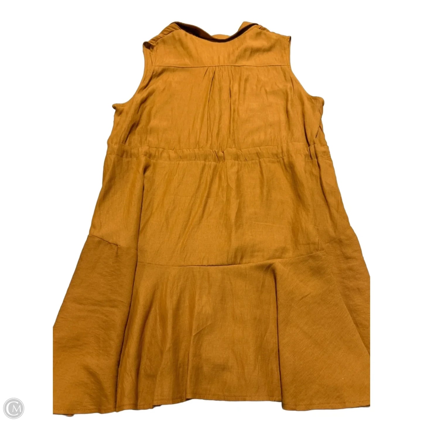 Dress Casual Midi By Cmc In Tan, Size: 2x