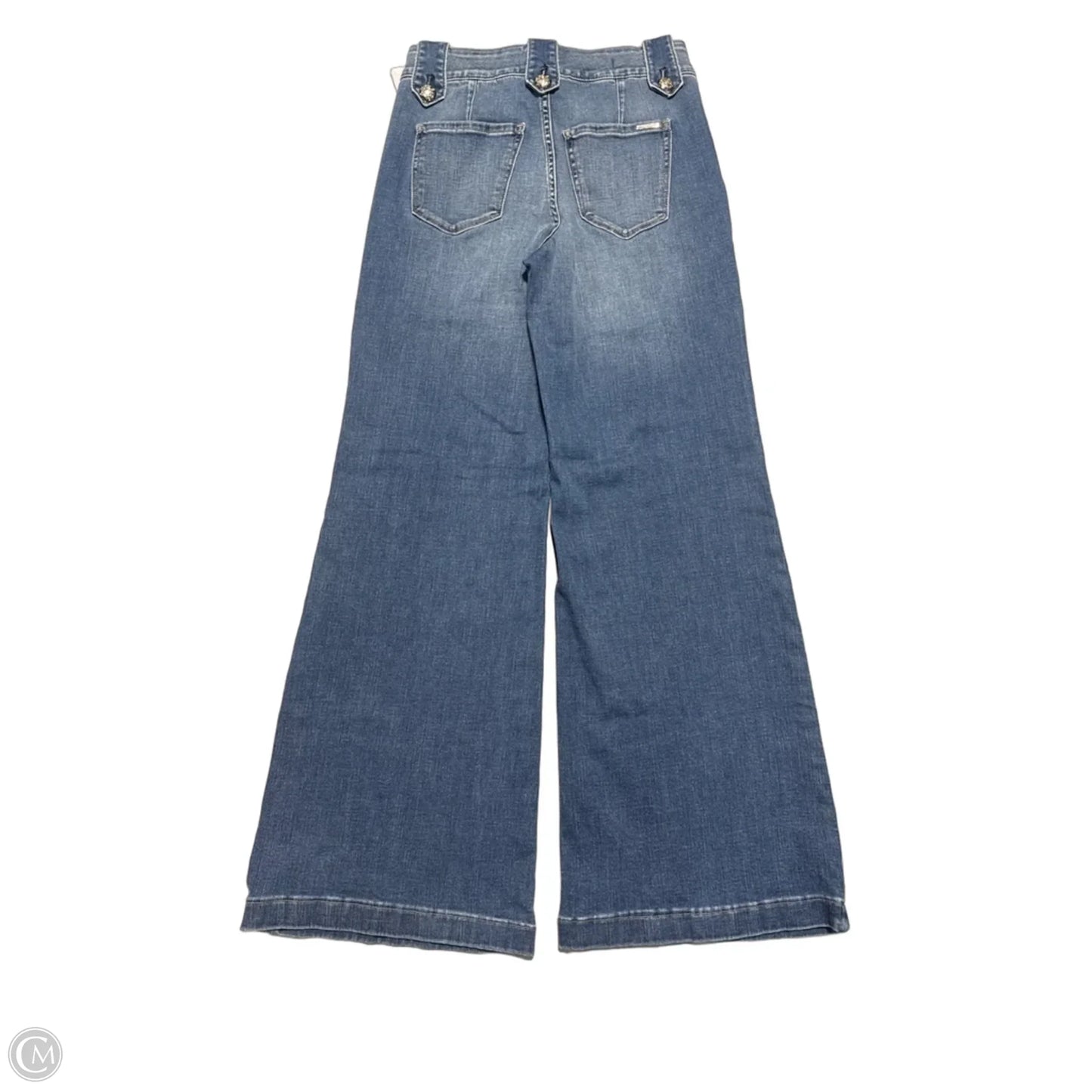 Jeans Wide Leg By White House Black Market In Blue, Size: 4