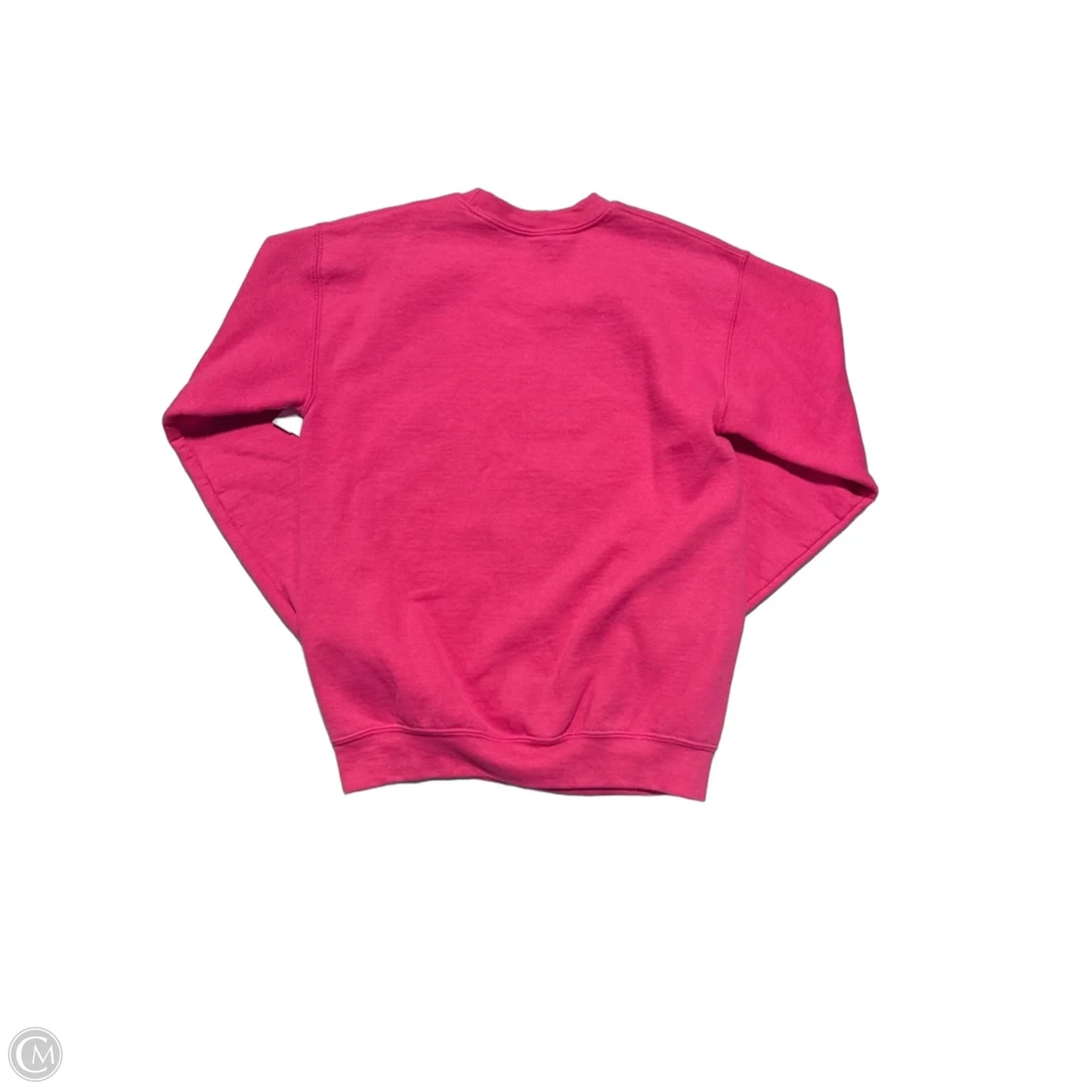Top Long Sleeve By Gildan In Pink, Size: S