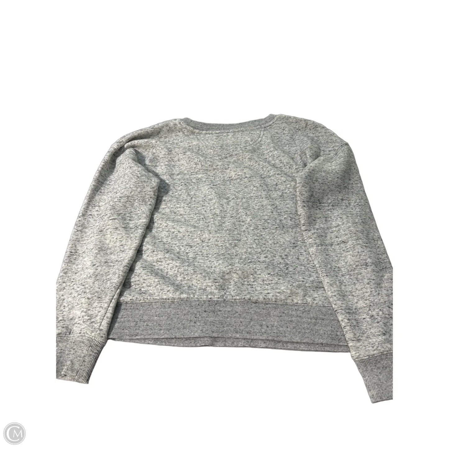Top Long Sleeve By Calvin Klein In Grey, Size: M