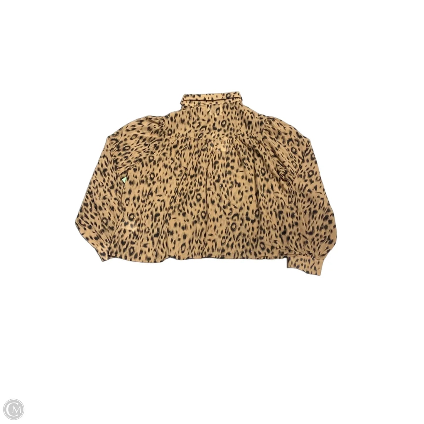 Top Long Sleeve By Lili Sidonio In Animal Print, Size: S