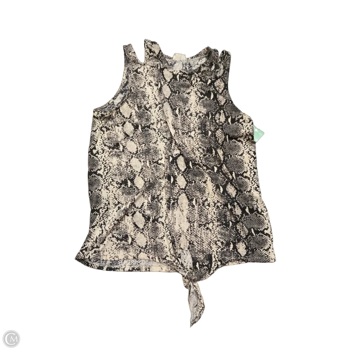 Tank Top By Bibi In Snakeskin Print, Size: L