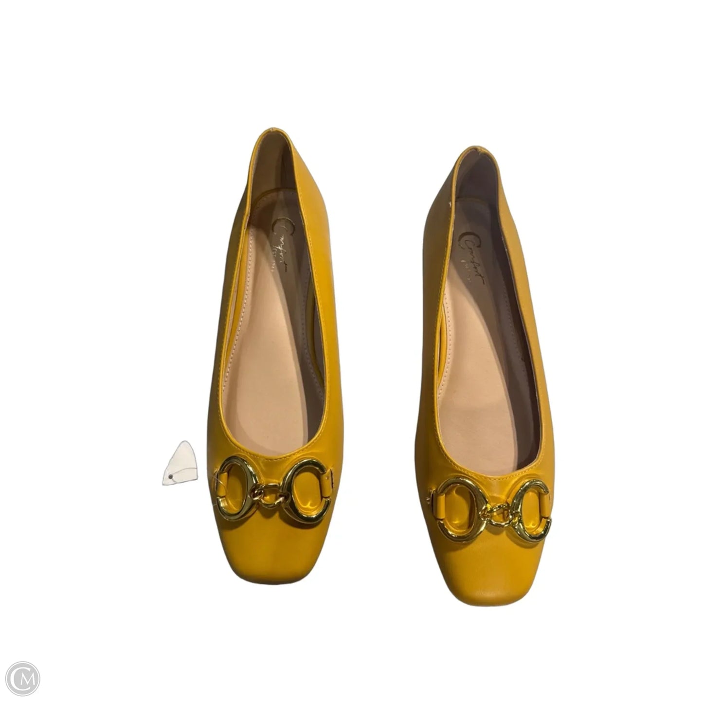 Shoes Flats By Cmc In Yellow, Size: 10