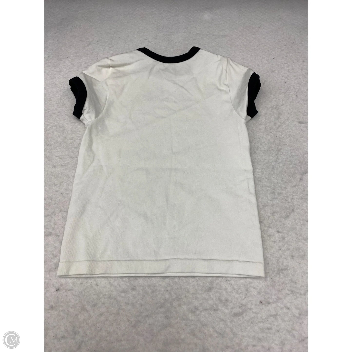 Top Short Sleeve Basic By Sincerely Jules In Black & White, Size: S