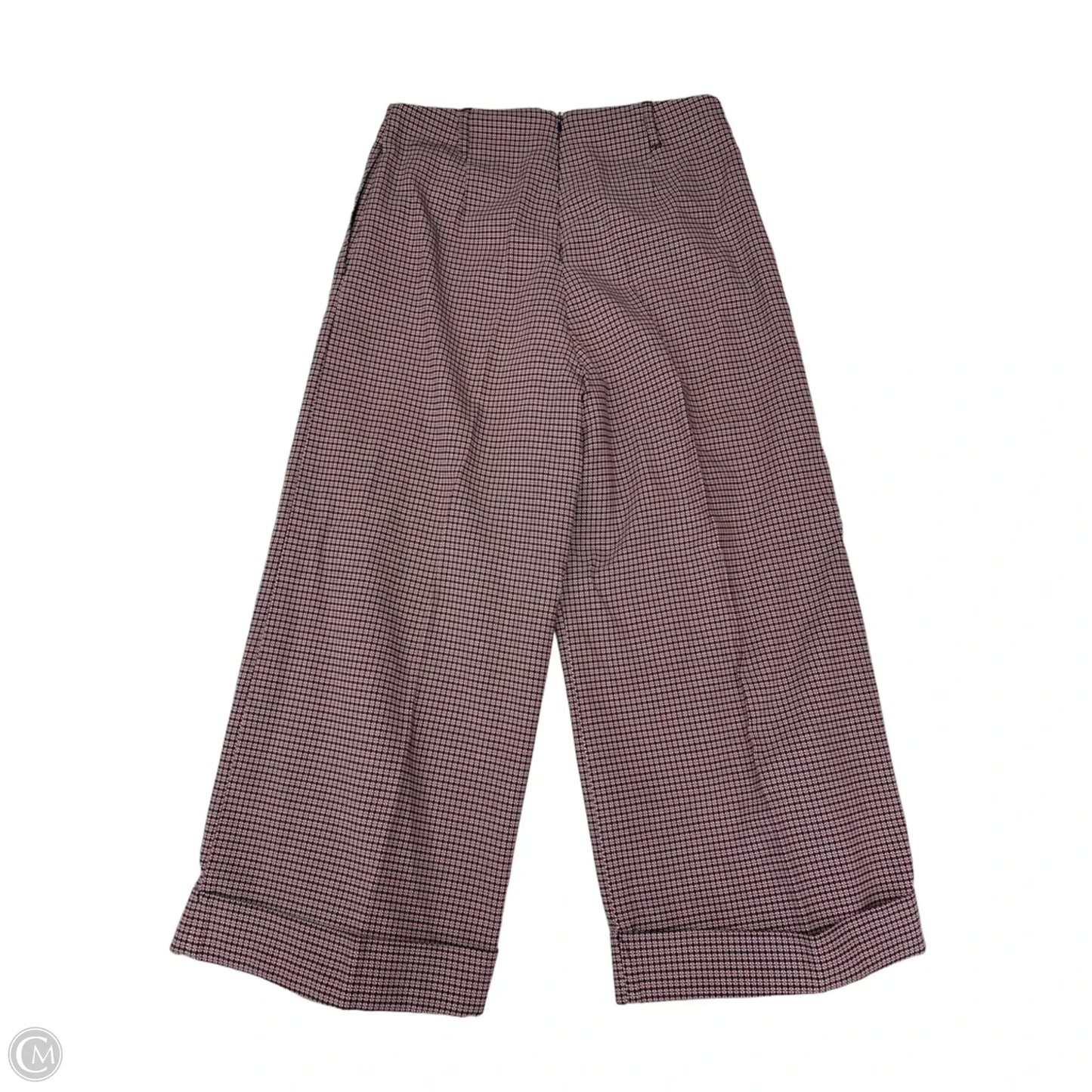 Pants Cropped By Clothes Mentor In Black & Red, Size: 6