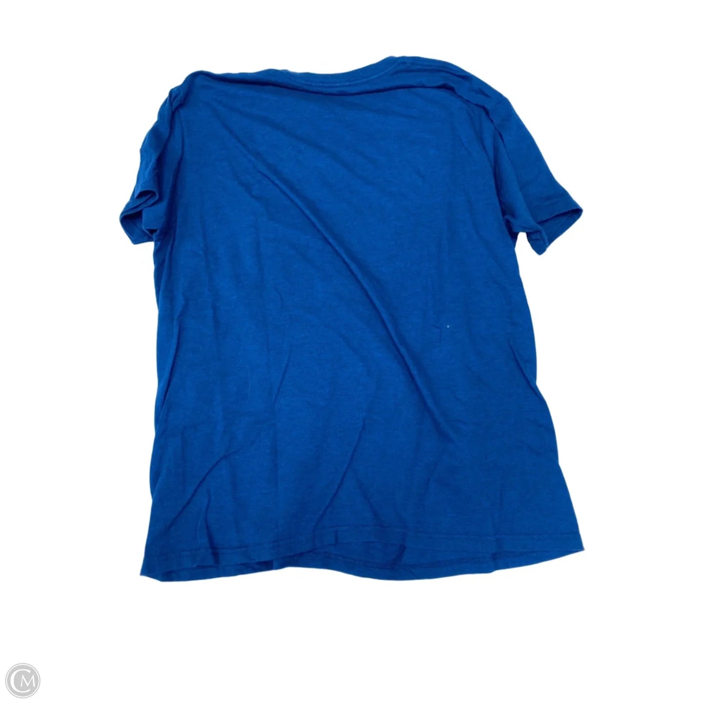 Top Short Sleeve By Cme In Navy, Size: L