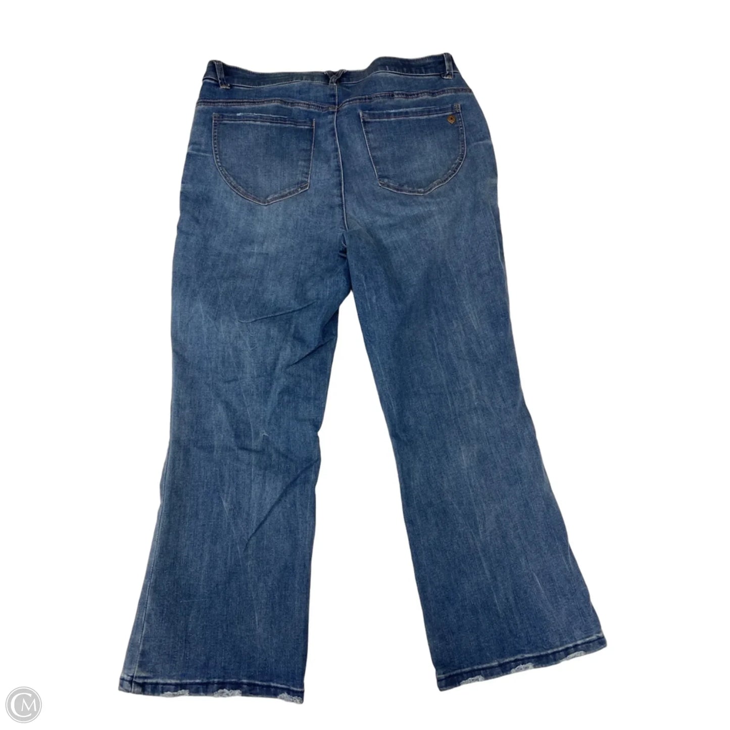 Jeans Boot Cut By Democracy In Blue Denim, Size: 16