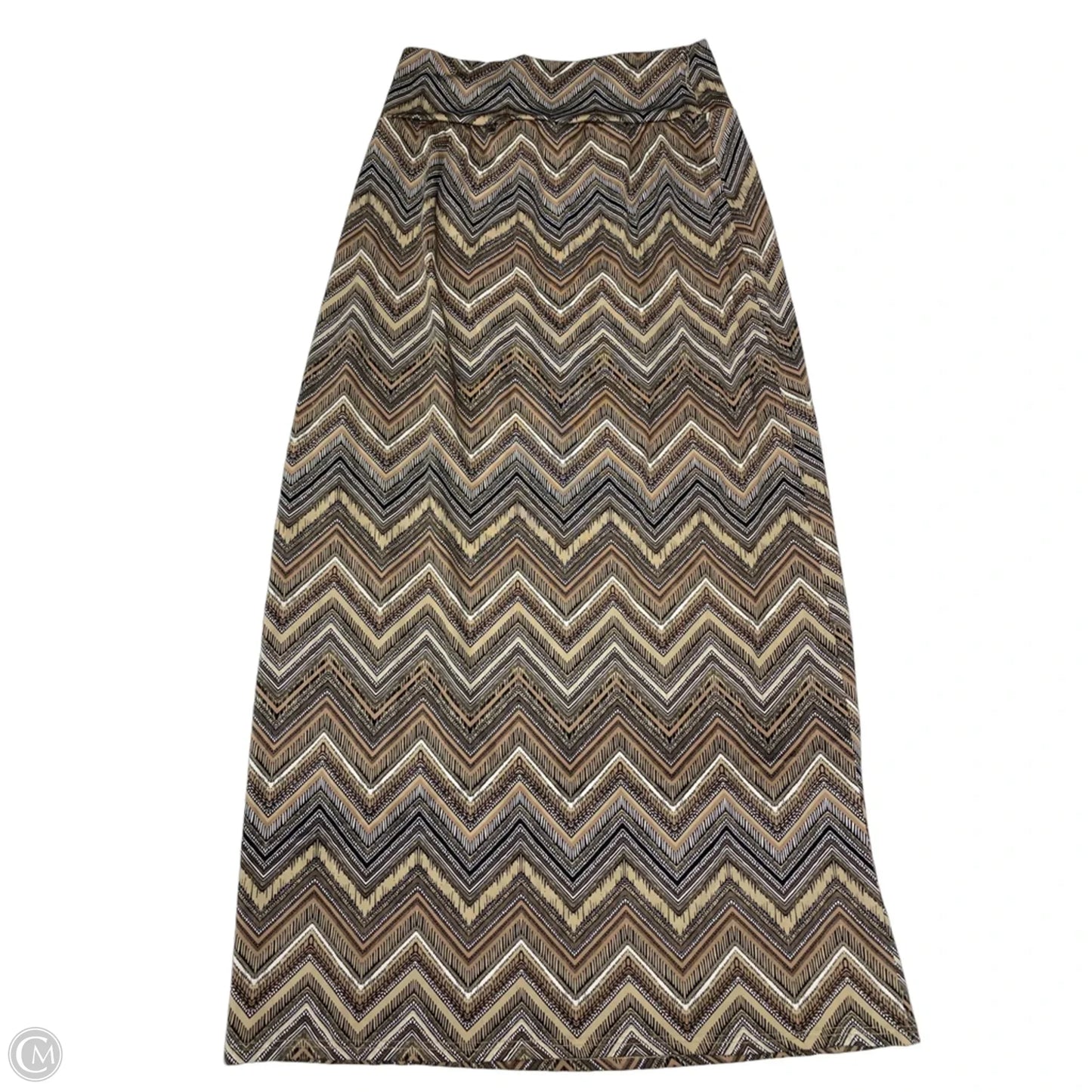 Skirt Maxi By Agb In Black & Tan, Size: M