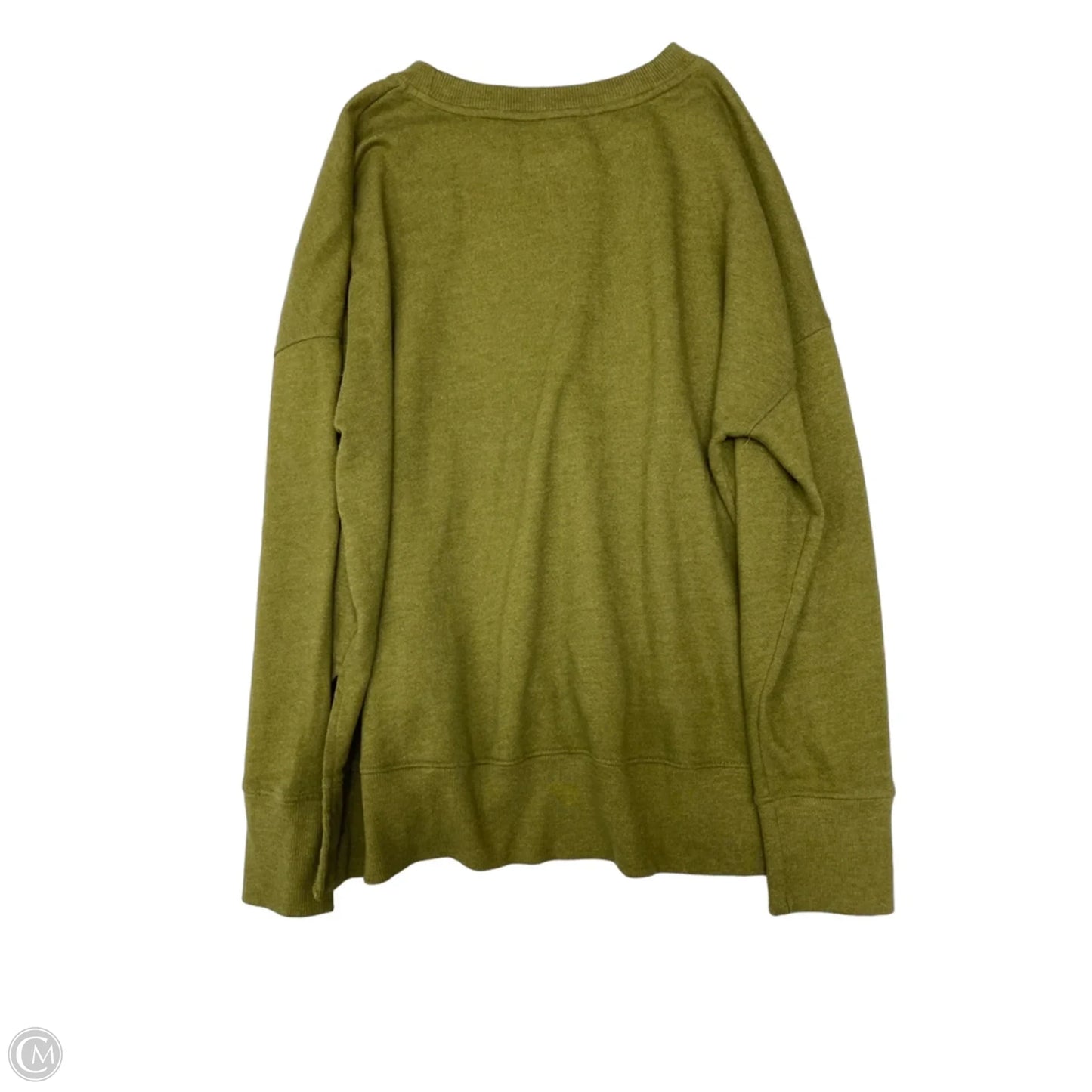 Sweatshirt Crewneck By Time And Tru In Green, Size: L