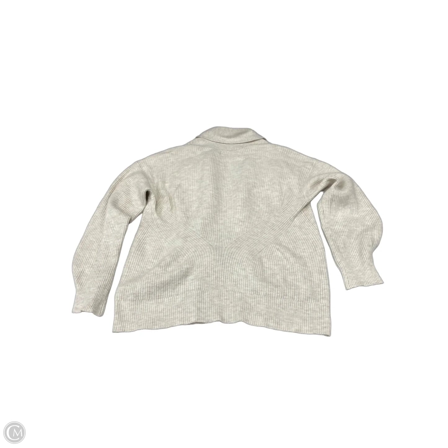 Sweater Cardigan By A New Day In Beige, Size: S