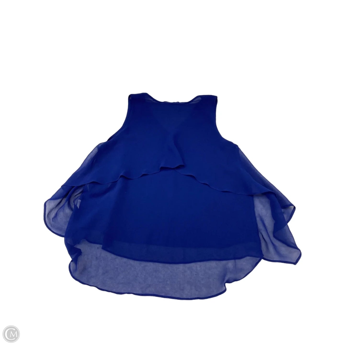Blouse Sleeveless By Sweet Wanderer In Blue, Size: S
