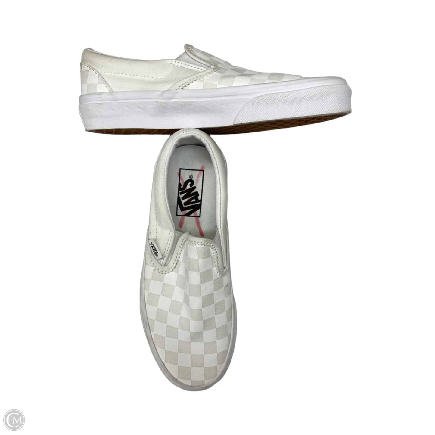 Shoes Sneakers By Vans In White, Size: 6.5