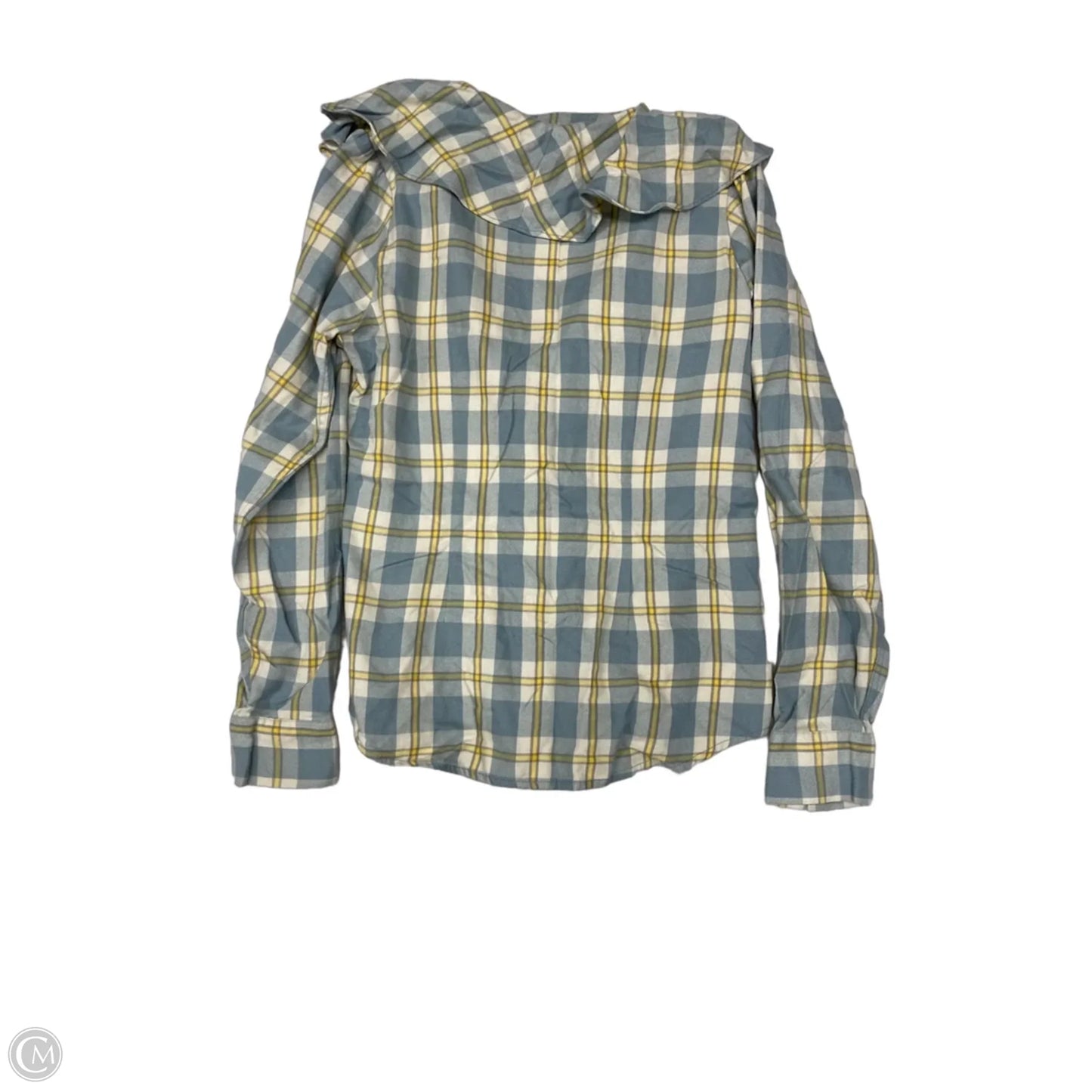 Top Long Sleeve By Tuckernuck In Plaid Pattern, Size: S
