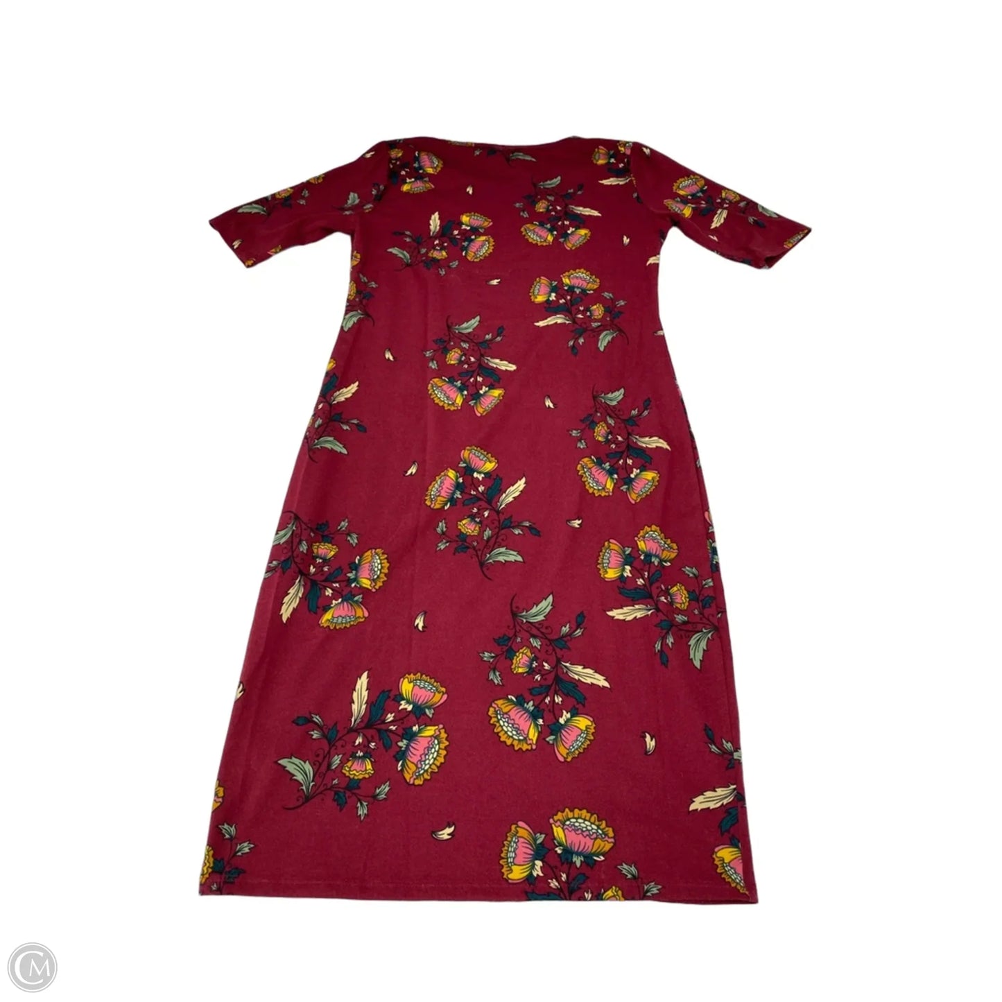 Dress Casual Short By Lularoe In Maroon, Size: S