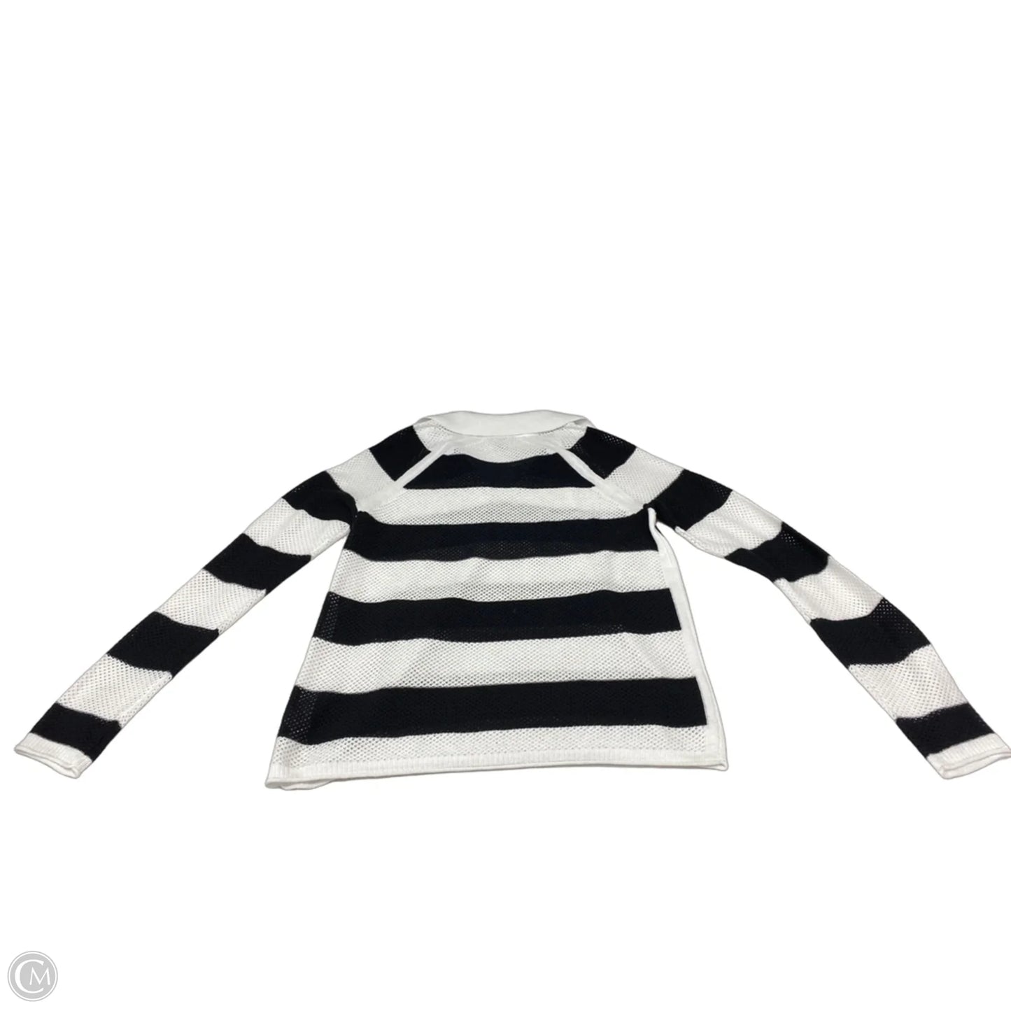 Sweater By Talbots In Black & White, Size: Xs