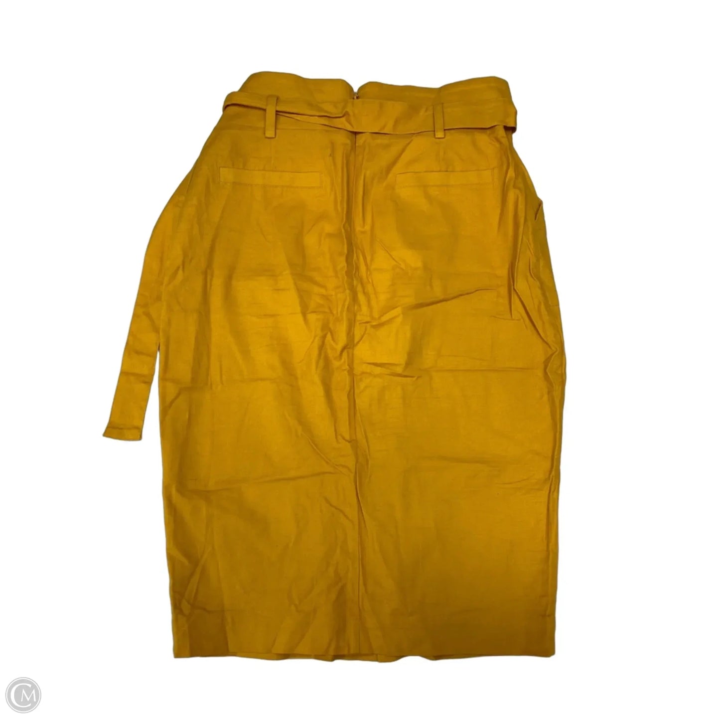 Skirt Midi By New York And Co In Yellow, Size: 12