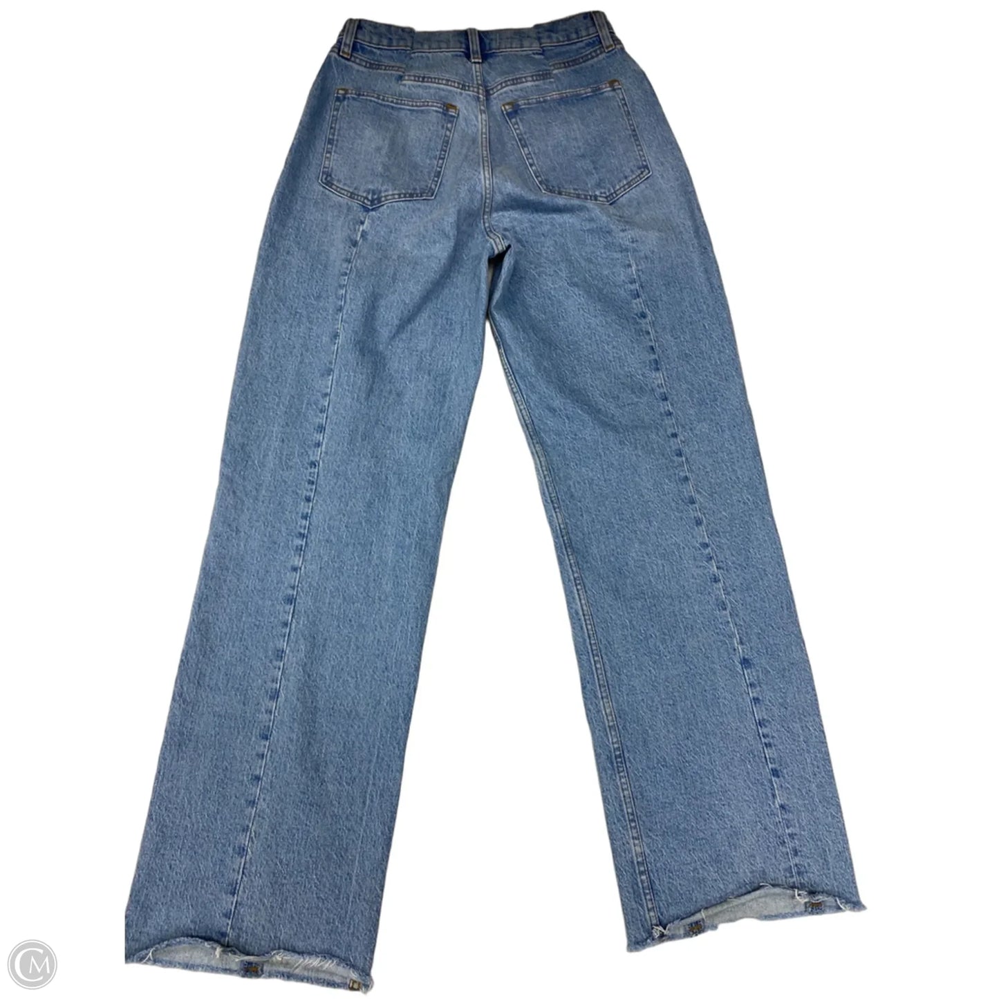 Jeans Wide Leg By Abercrombie And Fitch In Blue Denim, Size: 10