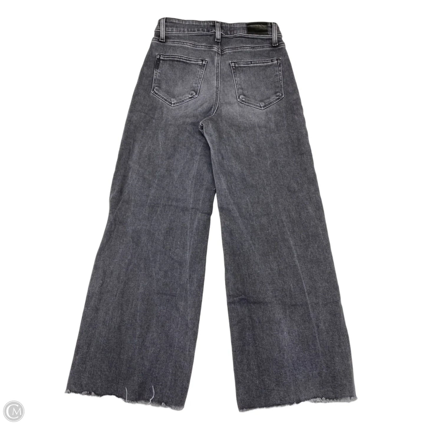 Jeans Wide Leg By Paige In Grey Denim, Size: 8