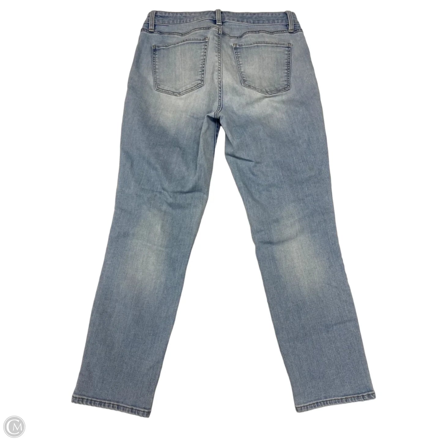 Jeans Skinny By Talbots In Blue Denim, Size: 8p