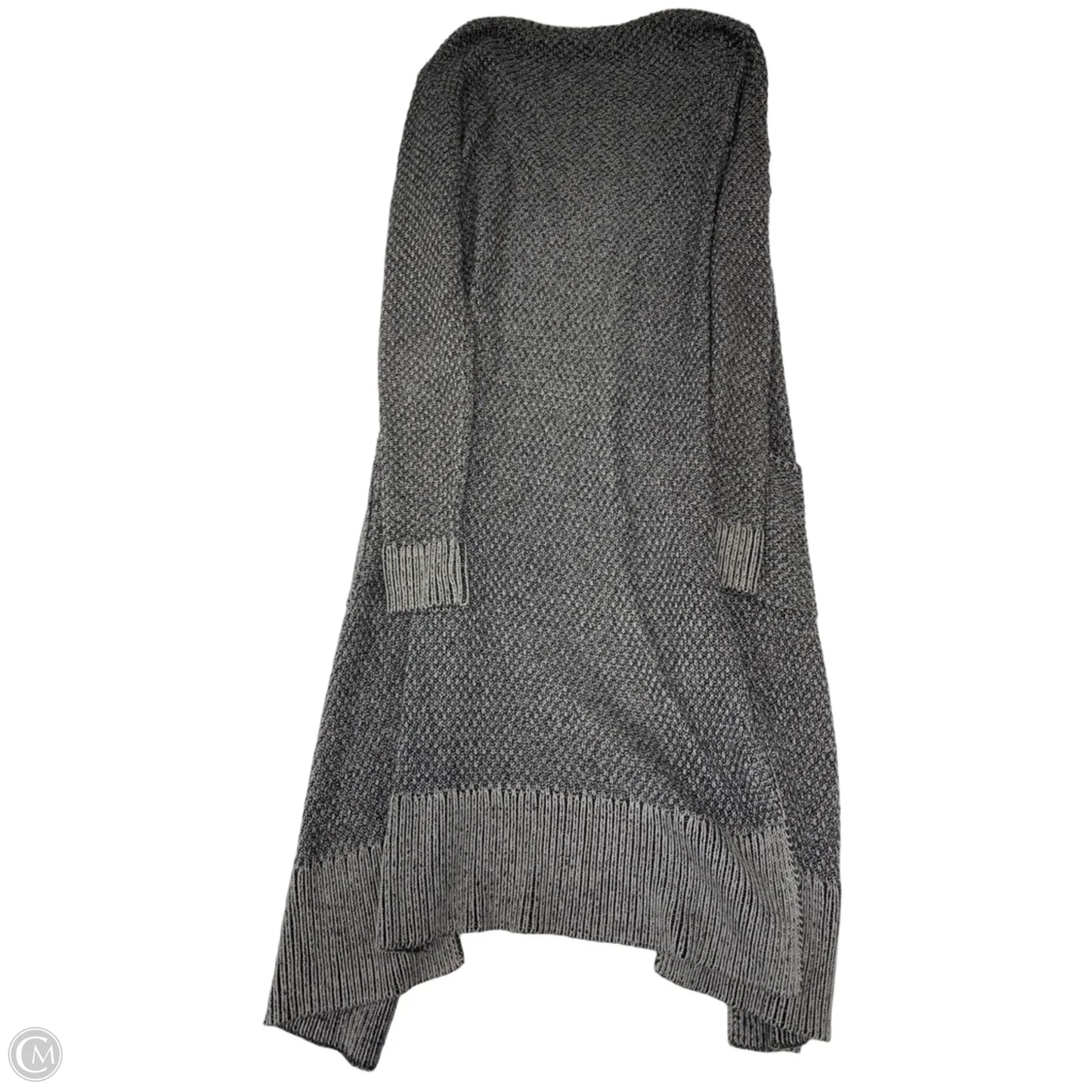Sweater Cardigan By Cabi In Black & Grey, Size: S