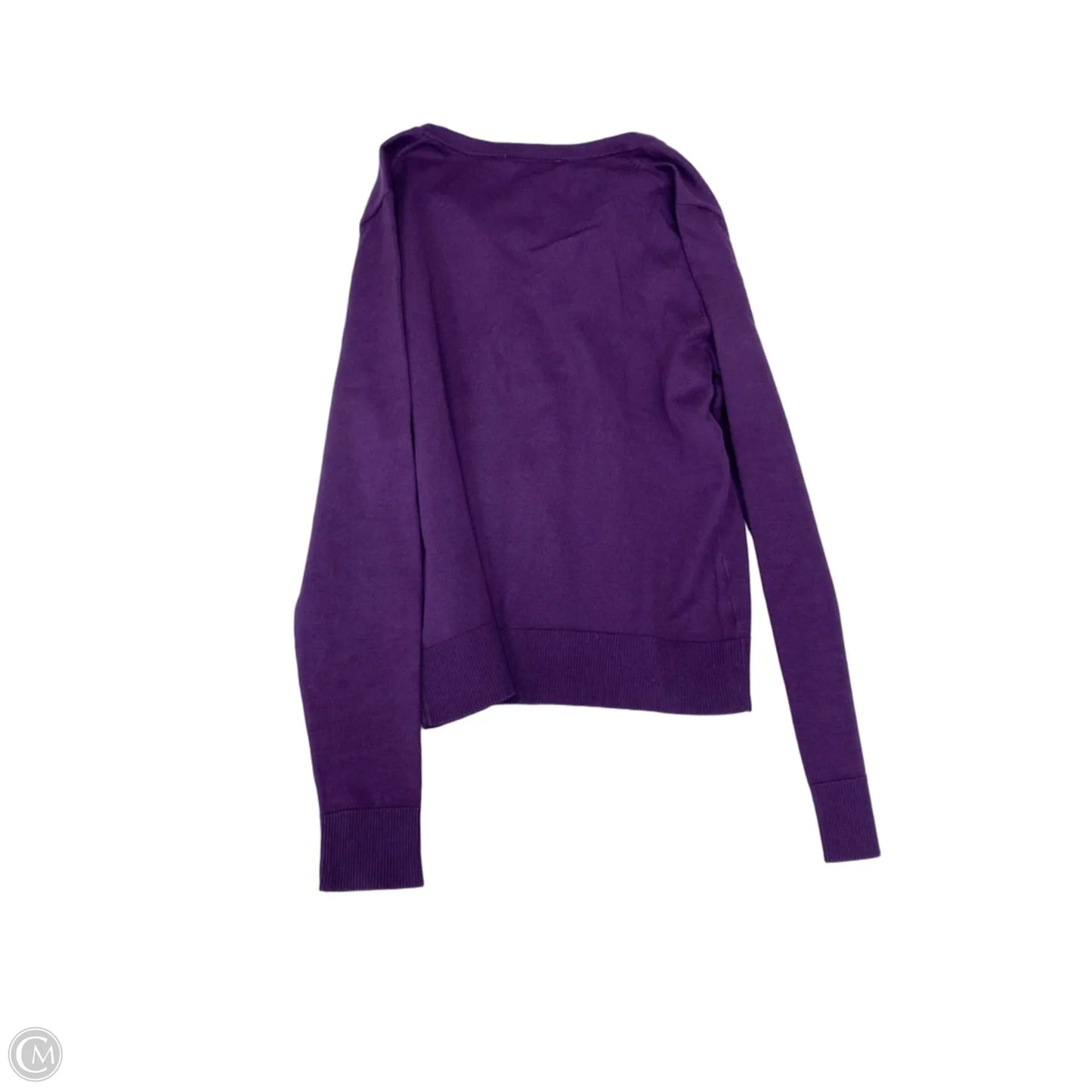 Cardigan By Loft In Purple, Size: Xsp