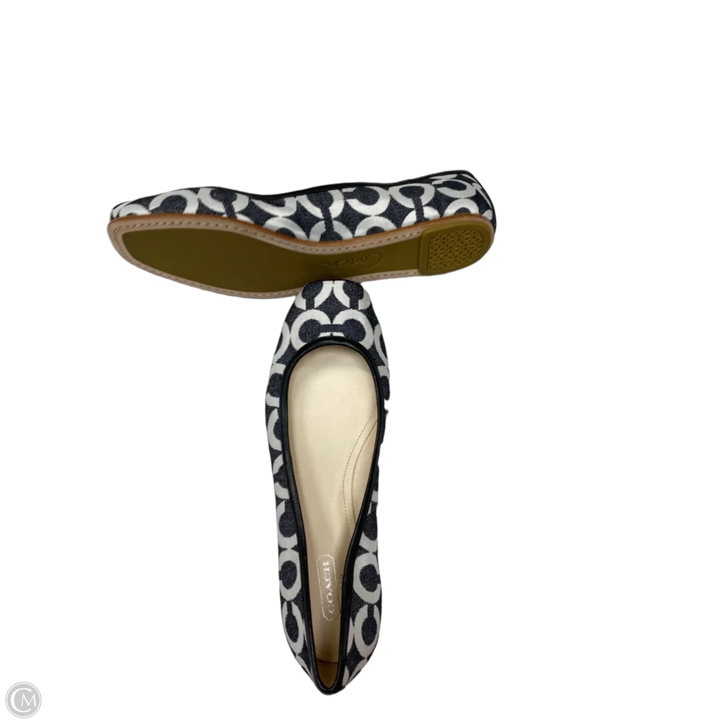 Shoes Designer By Coach In Black & White, Size: 6.5