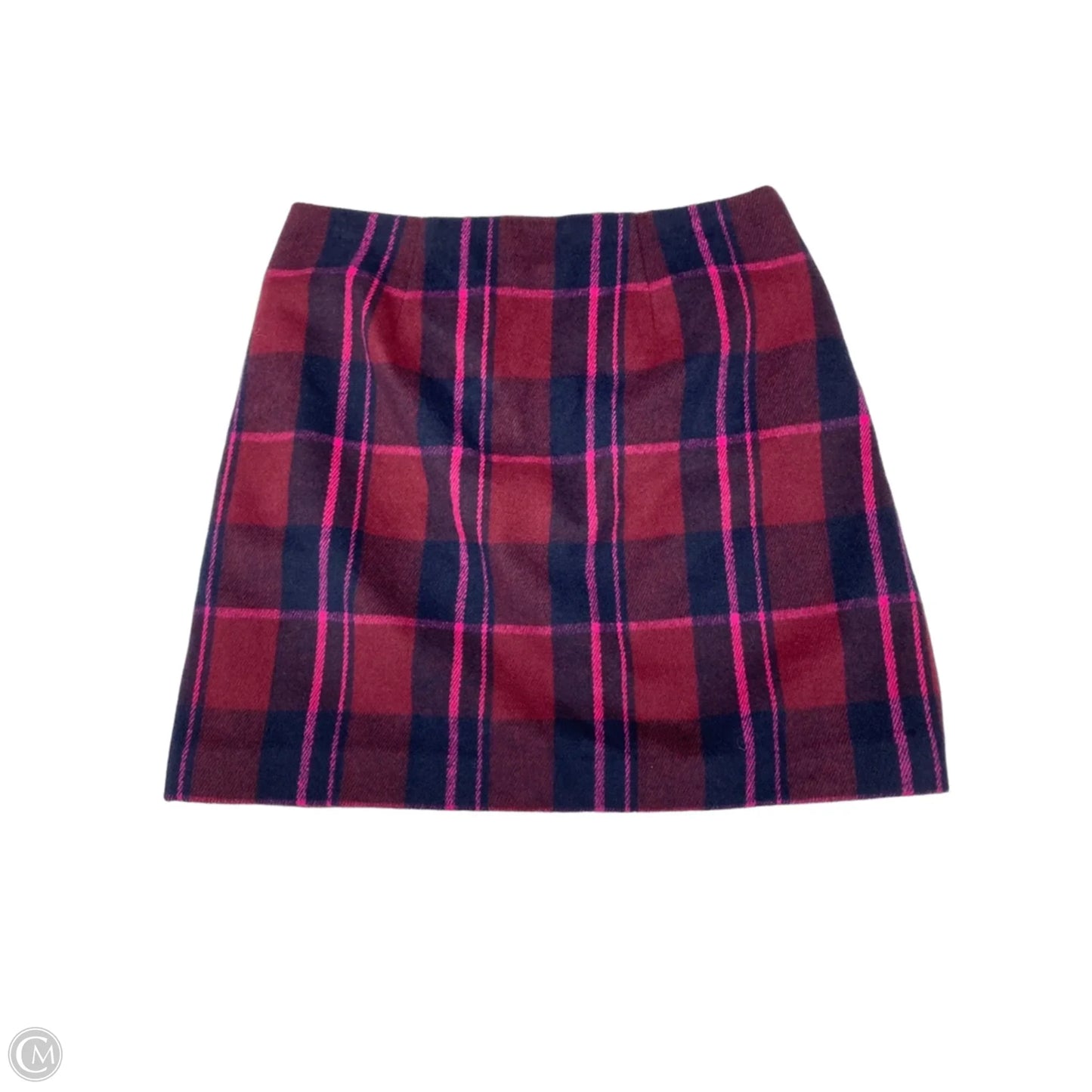Skirt Mini & Short By Loft In Plaid Pattern, Size: 6