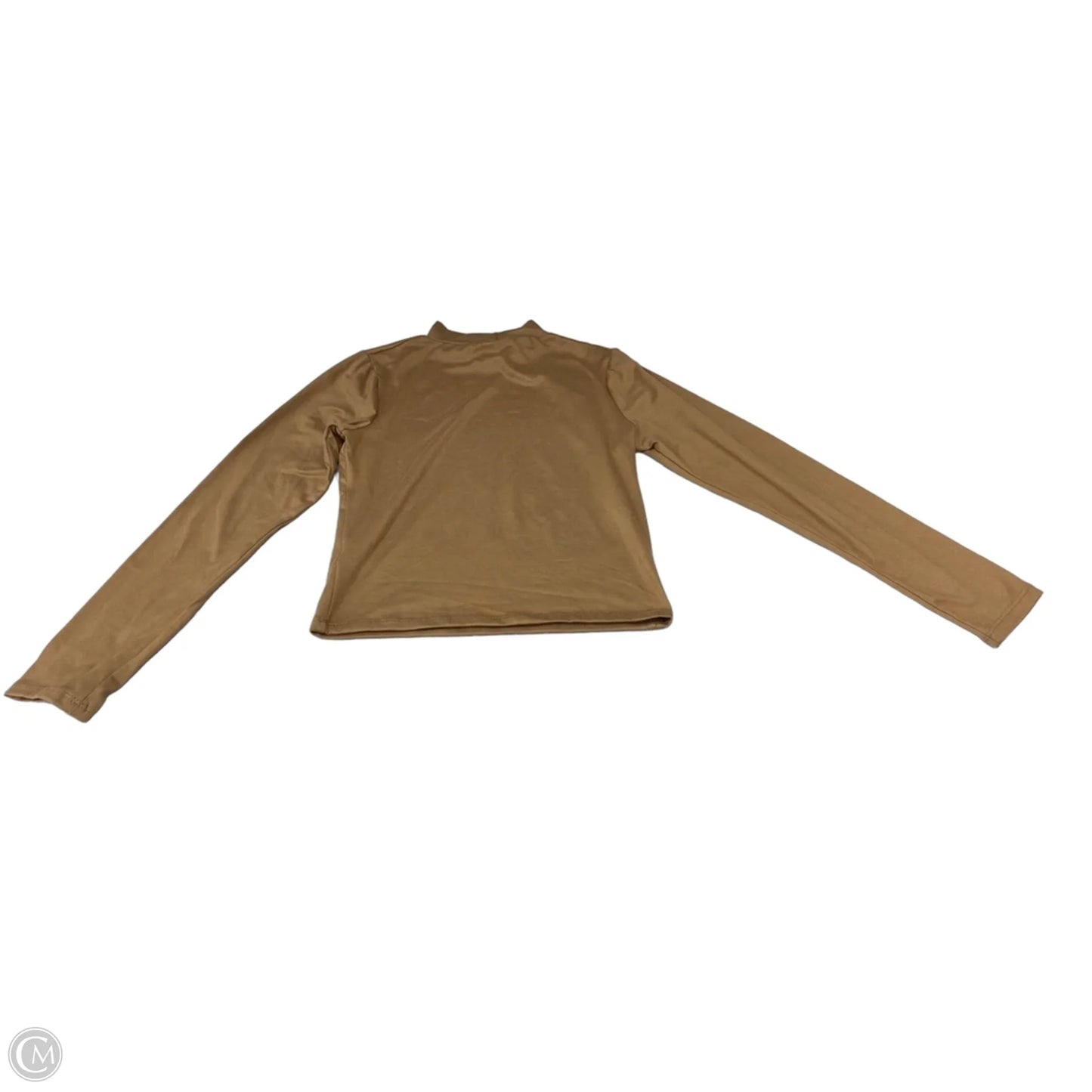 Top Long Sleeve By Olivia Rae In Brown, Size: S