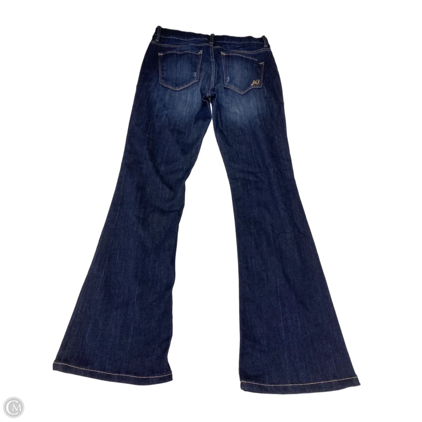 Jeans Flared By Express In Blue Denim, Size: 6