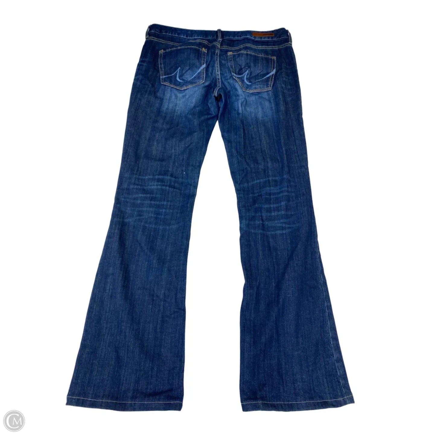 Jeans Flared By Express In Blue Denim, Size: 6