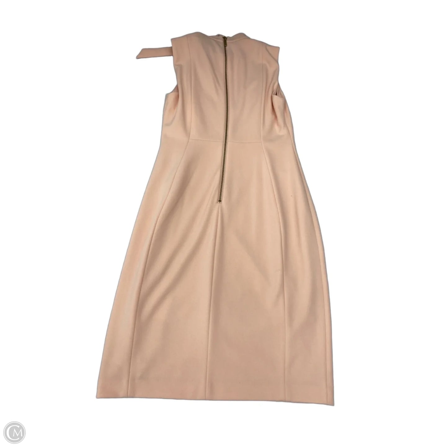 Dress Work By Calvin Klein In Peach, Size: S