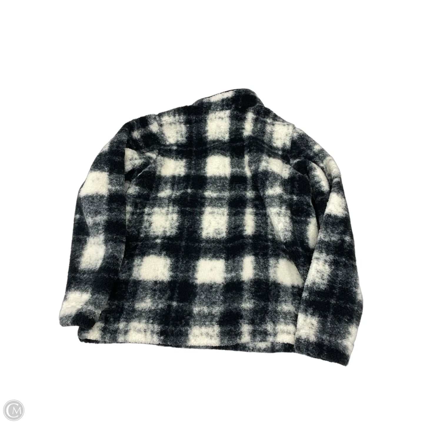 Jacket Fleece By Columbia In Black & White, Size: Xl